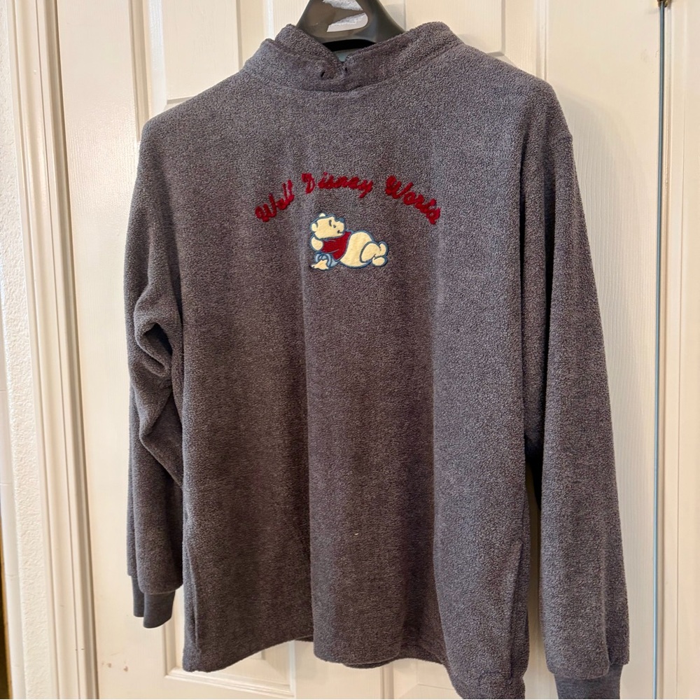 Winnie the Pooh embroidered pullover with pockets
